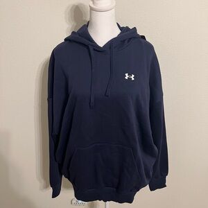 Under Armour Men's Navy Hooded Crewneck Sweatshirt